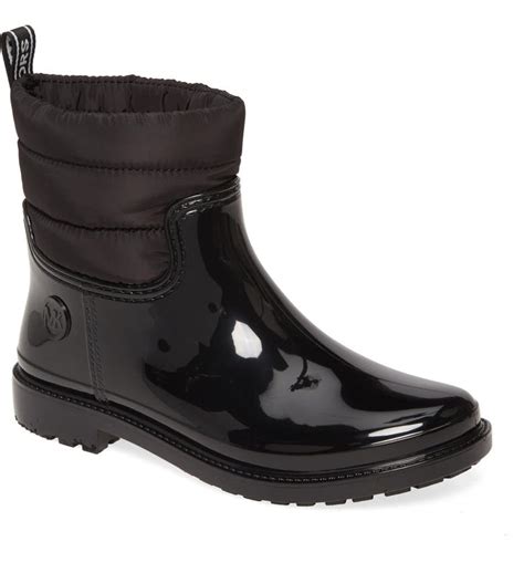 blakely rain boot michael kors|Blakely PVC and Logo Rain Boot .